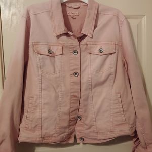 Jean jacket blush